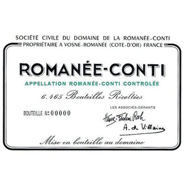 Domaine de la Romanee-Conti - Romanee-Conti 2008 , OWC3