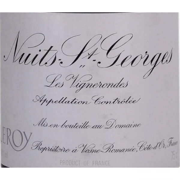 Leroy - Pommard 1er Cru 2008